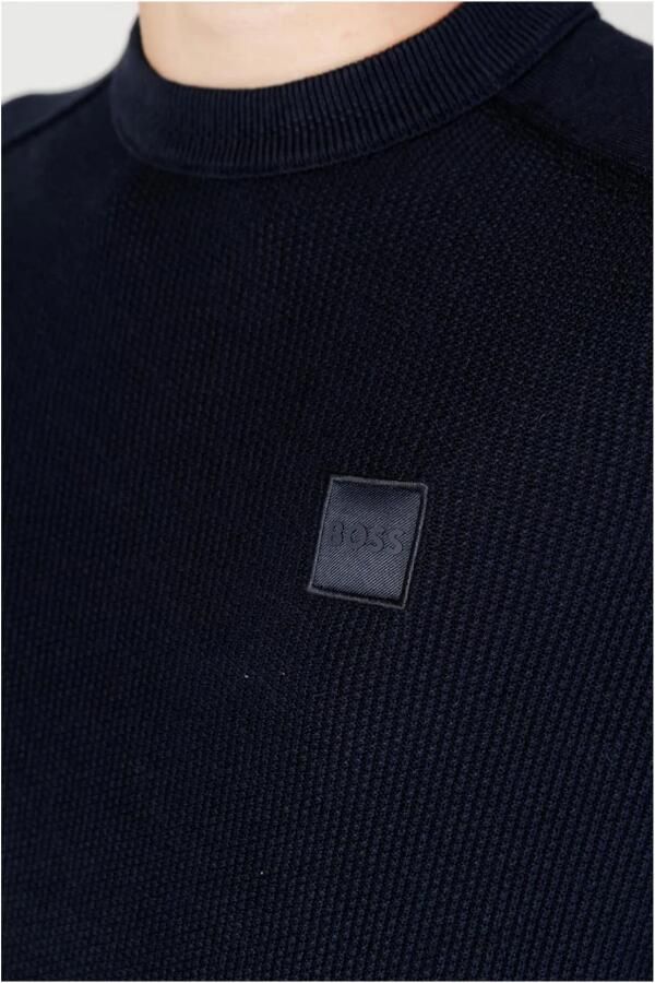 Hugo Boss Mannen Gebreide Kleding Collectie voor Herfst Winter Black Heren - Foto 11