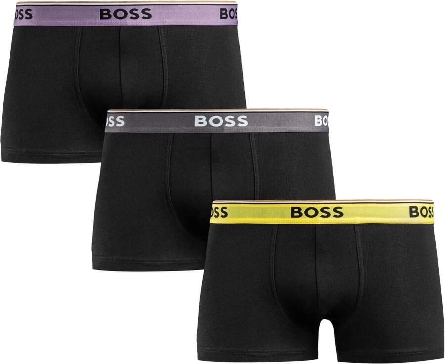 Boss Boxershort met elastische band met logo in een set van 3 stuks