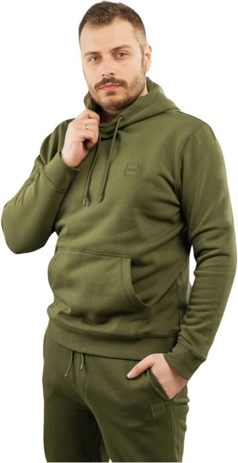 Boss Orange Hoodie Wetalk met geborduurd boss merkembleem