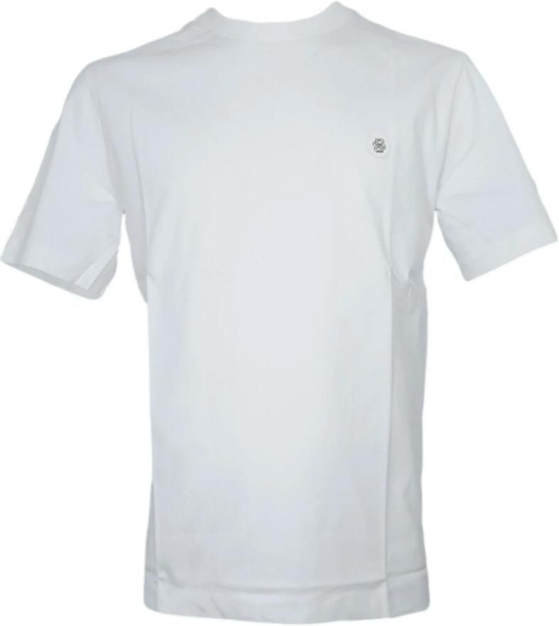 Hugo Boss Katoenen T-shirt met geborduurd logo White Heren - Foto 11