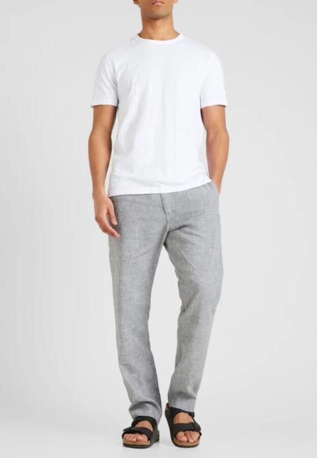 Boss Heren T-Shirt Lente Zomer Collectie 100% Katoen White Heren - Foto 20