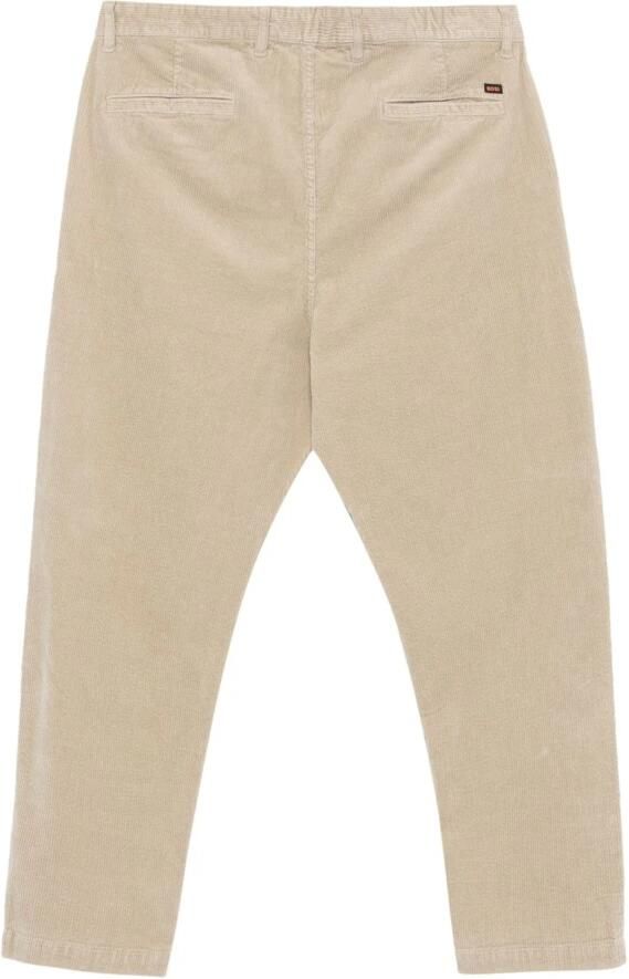 Boss Orange Relaxed fit corduroy broek met bandplooien model 'Chino-Shyne' - Foto 2