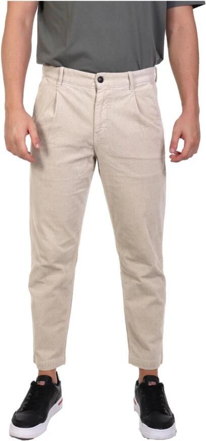 Boss Orange Relaxed fit corduroy broek met bandplooien model 'Chino-Shyne' - Foto 5