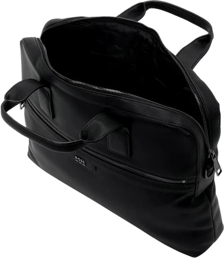 Hugo Boss Heren Documententas Jareth in Zwart Black Heren