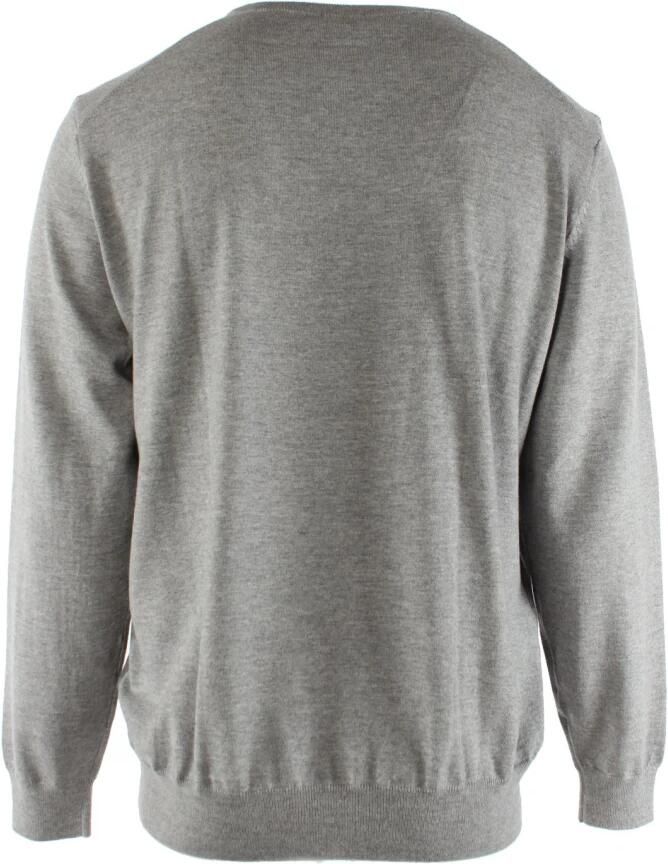 Boss Zilveren Sweaters met Geborduurd Logo Gray Heren - Foto 6
