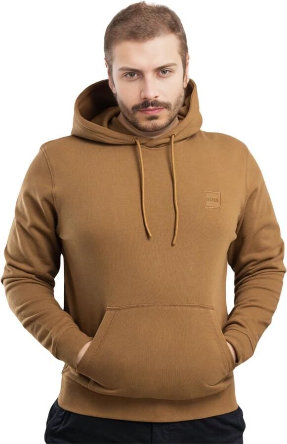 Hugo Boss Heren hoodie in beige Heren