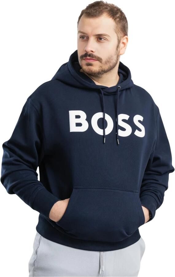 Boss Comfortabele en stijlvolle herenhoodie voor de lente zomer collectie Blue Heren - Foto 2