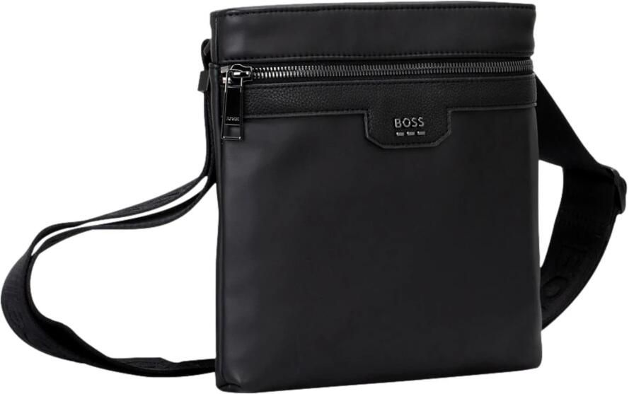 Hugo Boss Heren Jareth Envelope Schoudertas Zwart Black Heren - Foto 4