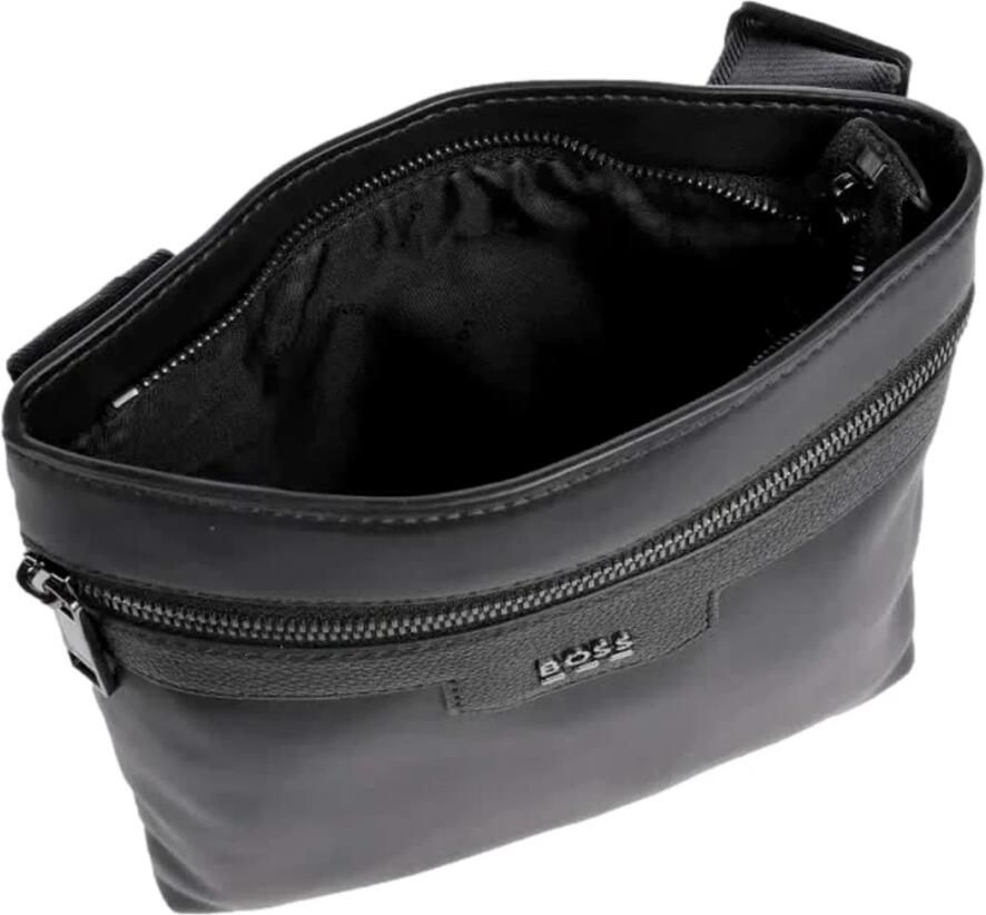 Hugo Boss Heren Jareth Envelope Schoudertas Zwart Black Heren