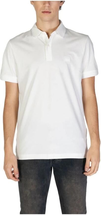 Hugo Boss Korte mouwen katoenen poloshirtcollectie White Heren - Foto 9