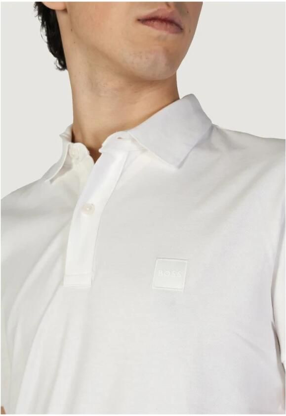 Hugo Boss Korte mouwen katoenen poloshirtcollectie White Heren - Foto 5