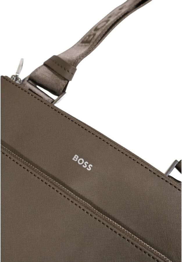 Hugo Boss Heren Leren Portemonnee Herfst Winter Collectie Green Heren - Foto 2