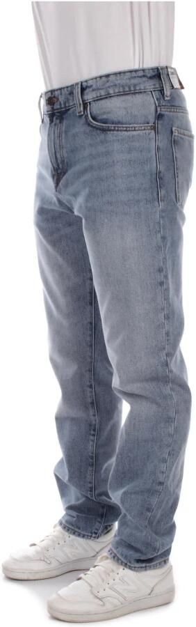 Hugo Boss Heren Logo Jeans met Ritssluiting Blue Heren - Foto 4