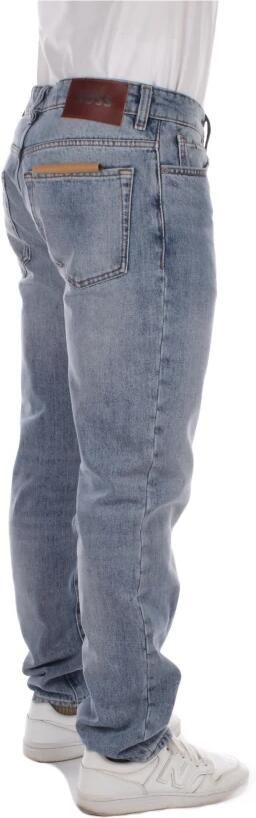 Hugo Boss Heren Logo Jeans met Ritssluiting Blue Heren - Foto 5