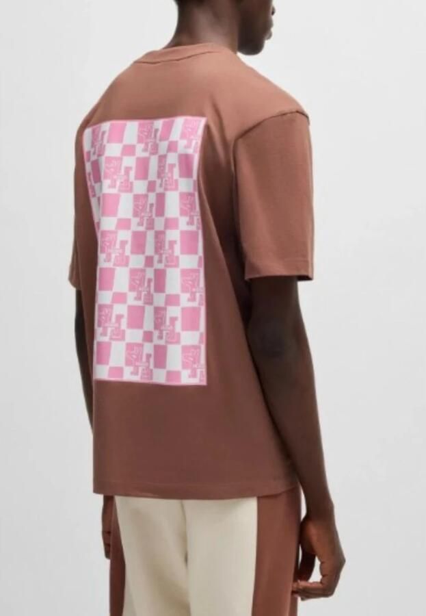 Hugo Boss Heren Nabric T-shirt Brown Heren - Foto 2