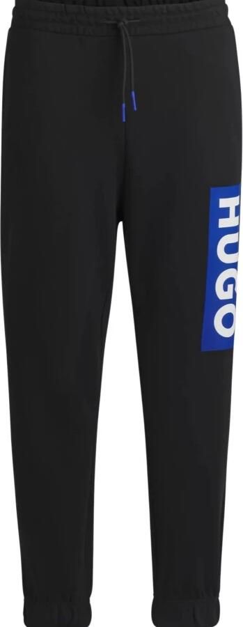 Hugo Blue Regular fit sweatpants met labelprint model 'Nuram' - Foto 7