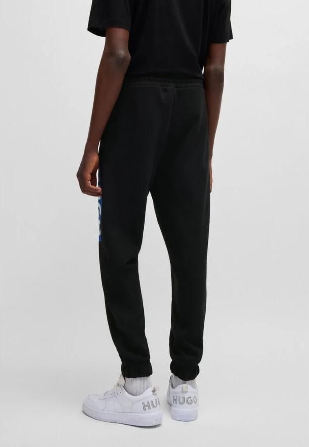 Hugo Blue Regular fit sweatpants met labelprint model 'Nuram' - Foto 5