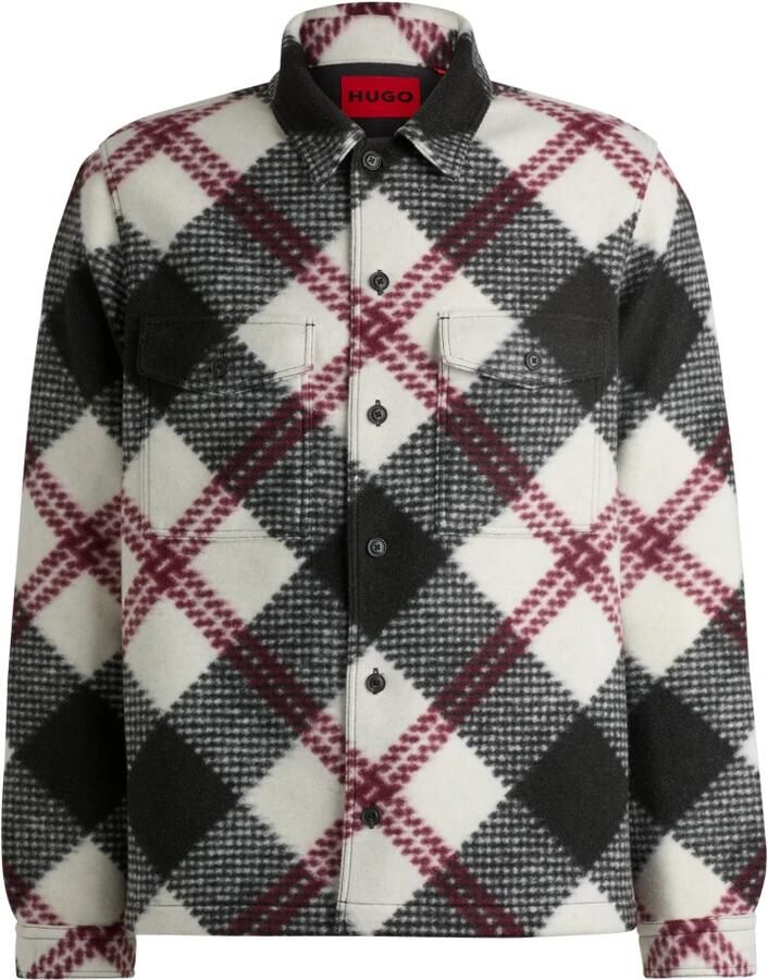 HUGO Regular fit overhemdjack met borstzakken model 'Enalu'