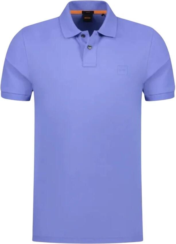 Hugo Boss Blauwe Polo Met Korte Mouwen Blue Heren