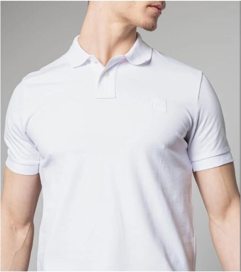 Hugo Boss Katoenen Polo Shirt Collectie Lente Zomer White Heren - Foto 15