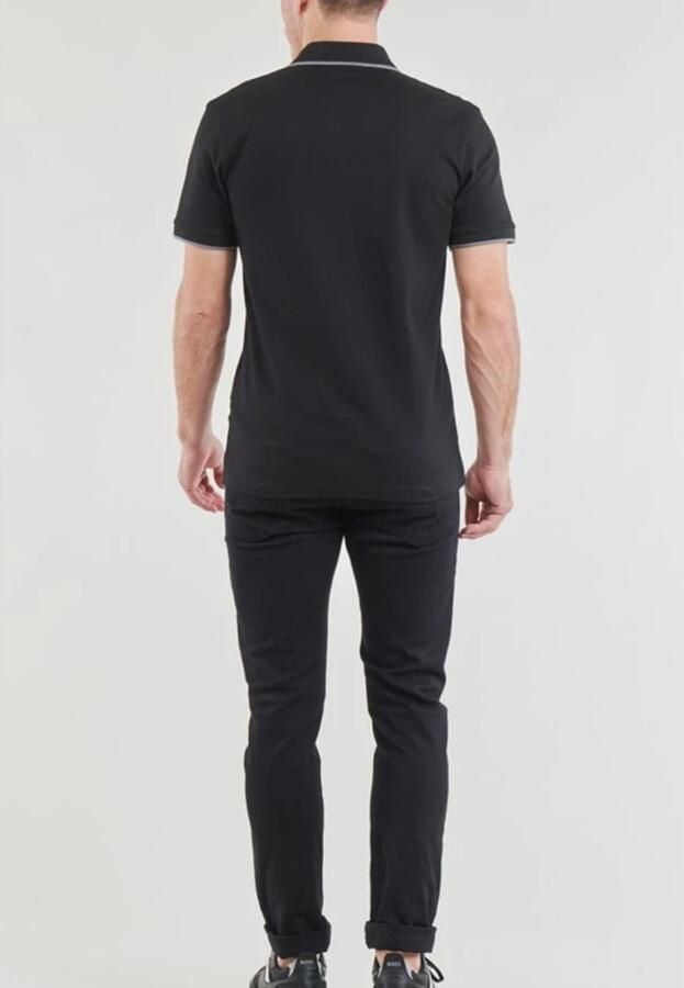 Boss Polo Shirt Korte Mouw Slim Fit Passertip Polo Shirt Black - Foto 6