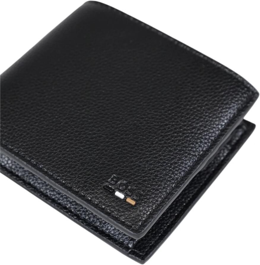 Hugo Boss Heren Portemonnee Lente Zomer Collectie Black Heren