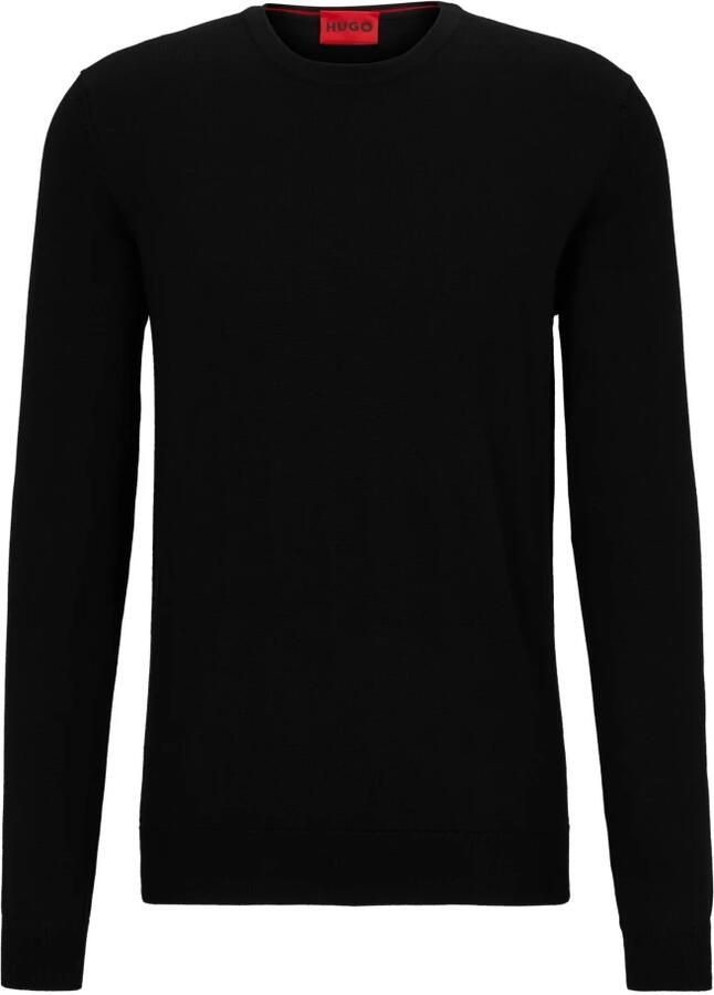 HUGO Regular fit gebreide pullover van merinowol model 'SAN CEDRIC'