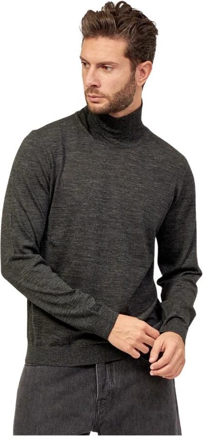 Hugo Boss Heren Slim Fit Coltrui met Hoge Kraag Black Heren - Foto 16