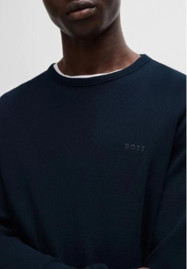 Boss Orange Regular fit shirt met lange mouwen en wafelstructuur model 'TEMPESTO' - Foto 7