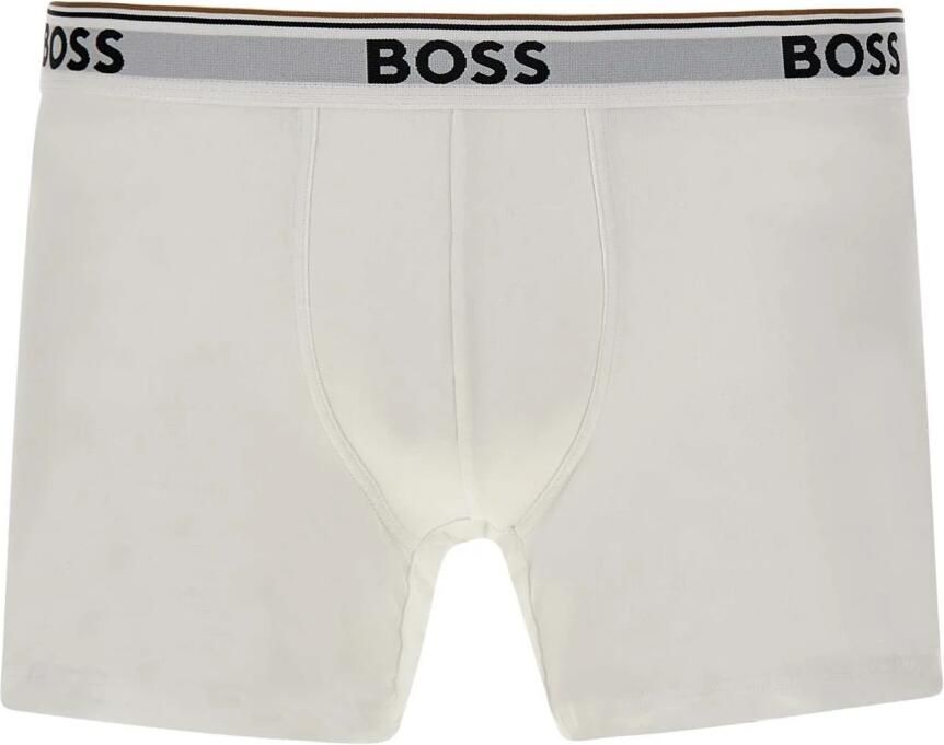 BOSS Lange boxershort BRIEF 3 PACK met in kleur bijpassende weefband (3 stuks) - Foto 5