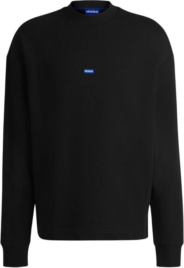 Hugo Blue Sweatshirt met opstaande kraag model 'Nedro' - Foto 3