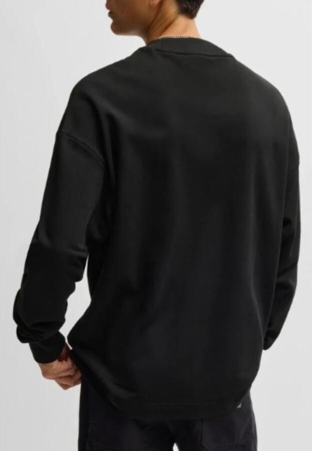 Hugo Blue Sweatshirt met opstaande kraag model 'Nedro' - Foto 2
