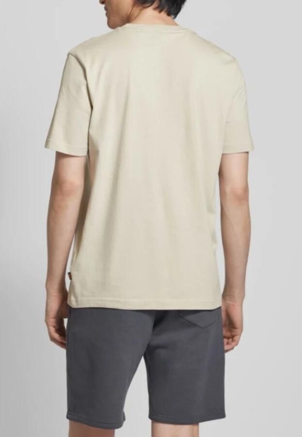 Hugo Boss Heren Te_Building T-shirt Beige Heren - Foto 2