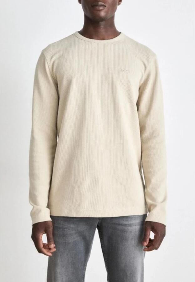 Boss Orange Regular fit shirt met lange mouwen en wafelstructuur model 'TEMPESTO' - Foto 5