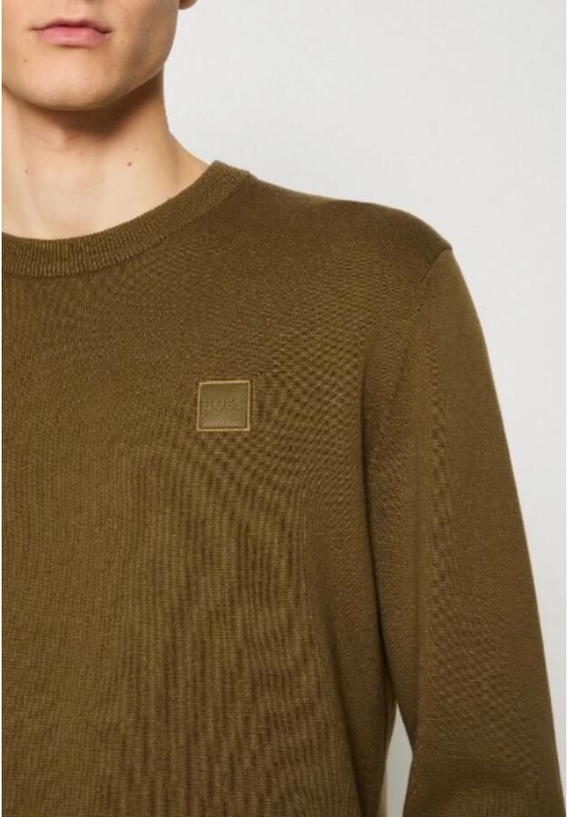 BOSS ORANGE Heren Truien & Vesten Kanovano_s 10265856 01 Groen - Foto 8