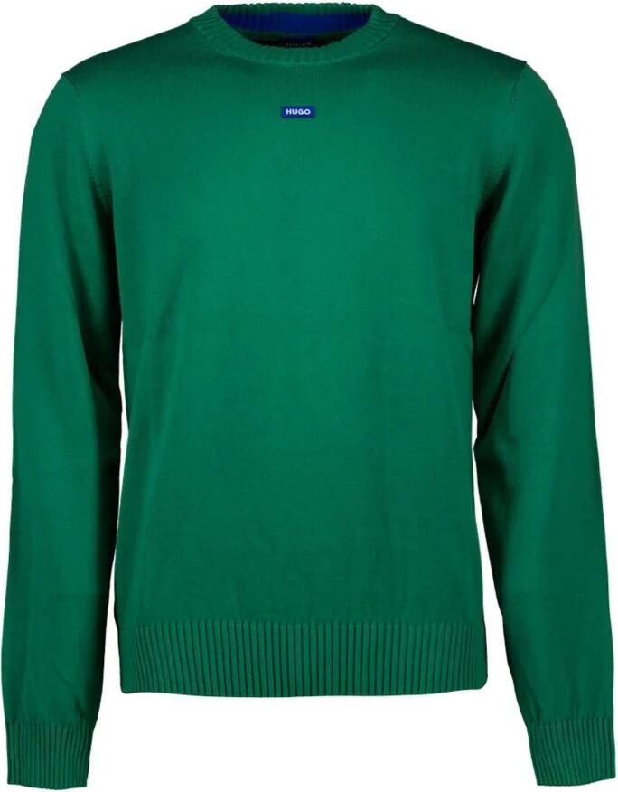 Hugo Blue Gebreide pullover met logostitching model 'San Cosmo' - Foto 2