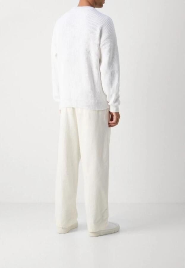 Hugo Blue Gebreide pullover met logostitching model 'Seylo' - Foto 3