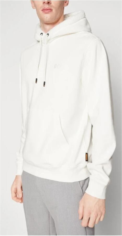 Hugo Boss Heren Hoodie Herfst Winter Collectie Beige Heren - Foto 6