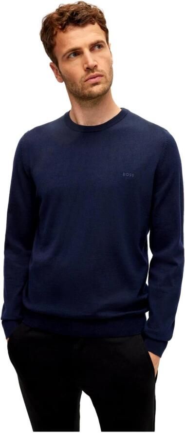 Boss Regular fit gebreide pullover van pure scheerwol model 'BOTTO' - Foto 20