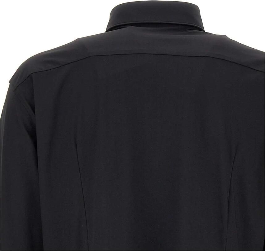 Hugo Boss Heren Zwart Viscose Overhemd Black Heren