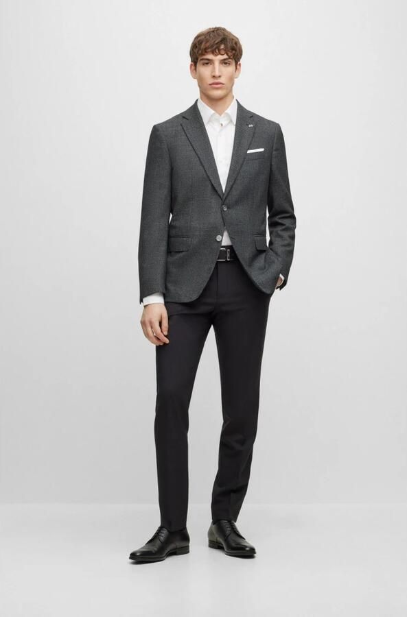 Hugo Boss Wit zakelijk overhemd met lange mouwen White Heren - Foto 8