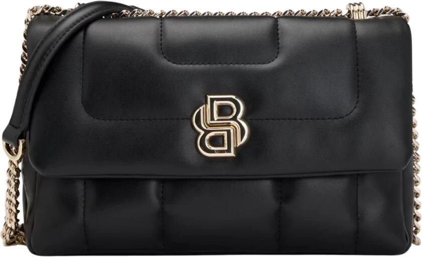 Hugo Boss Icon Schoudertas met Dubbel Monogram Black Dames - Foto 6