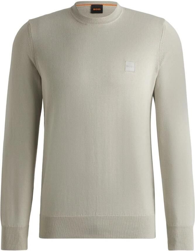 BOSS Casualwear Gebreide pullover met labelpatch model 'Kanovano' - Foto 5