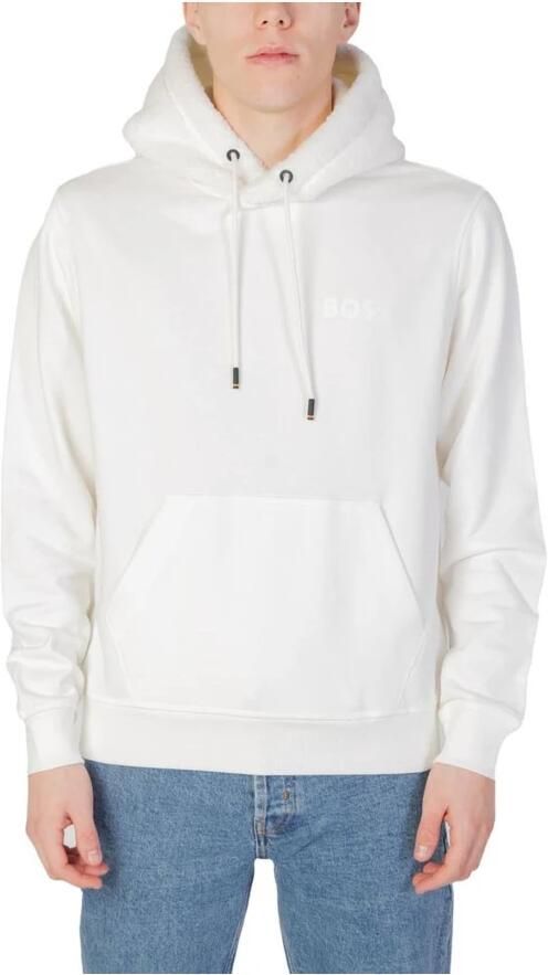 Hugo Boss Heren Hoodie Herfst Winter Collectie Beige Heren - Foto 4