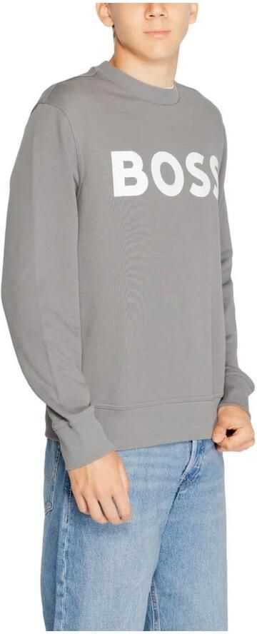 Hugo Boss Grijze Sweatshirt met Lange Mouwen en Ronde Hals Gray Heren - Foto 4
