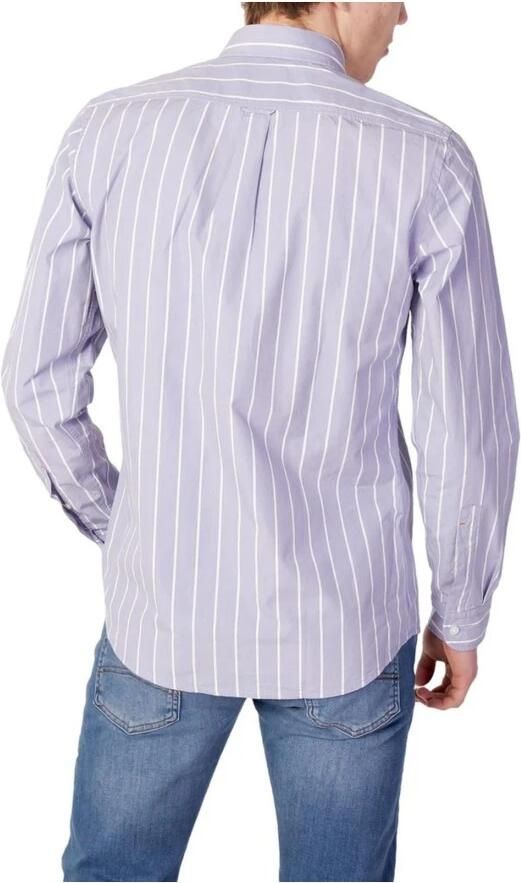 Boss Orange Vrijetijdsoverhemd met streepmotief model 'Rickert' - Foto 3