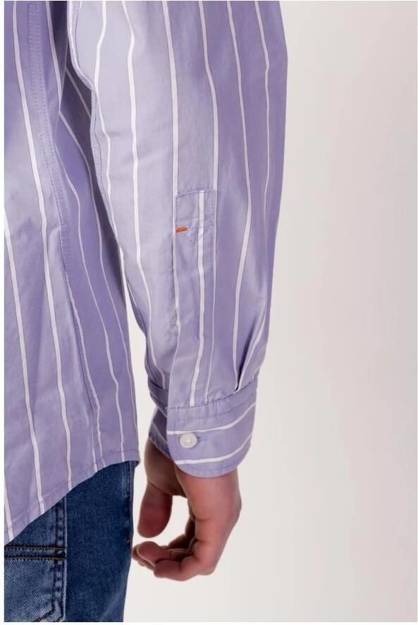 Boss Orange Vrijetijdsoverhemd met streepmotief model 'Rickert'