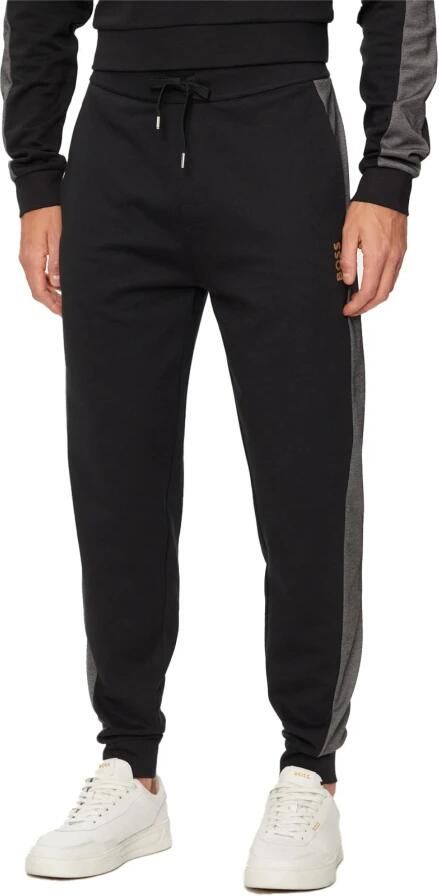 Hugo Boss Katoenen Sweatpants Zwart Bedrukt Logo Black Heren - Foto 3