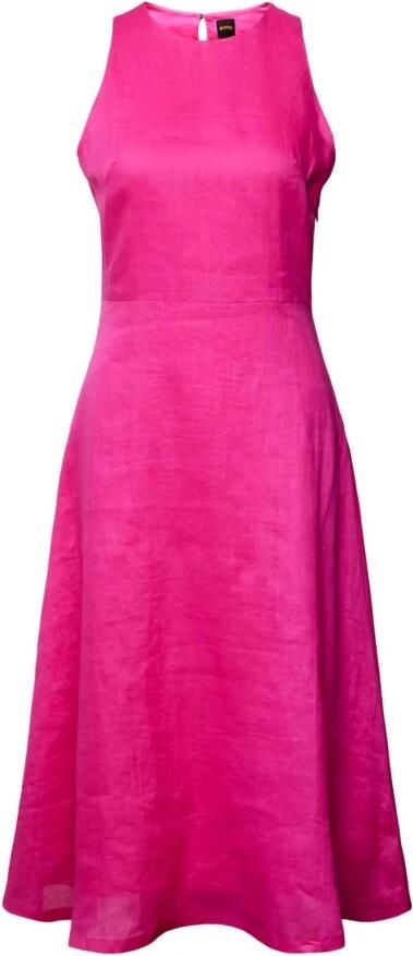 Hugo Boss Klassieke Fuchsia Jurk Pink Dames - Foto 4