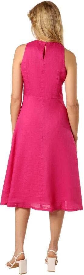 Hugo Boss Klassieke Fuchsia Jurk Pink Dames - Foto 3